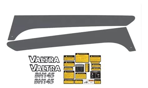 Kit Adesivos Trator Valtra Bh145 Bh 145 Parcelamento Sem Juros