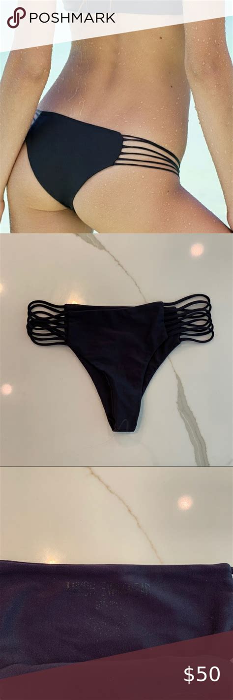 Mikoh Lanai Cheeky Bikini Bottom In Navy No Flaws Perfect Condition