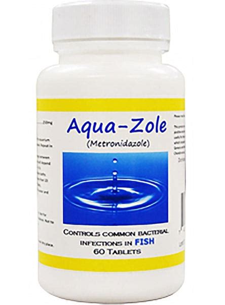 Aqua Zole 250mg Metronidazole Fish Medicine Efishmox