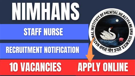 Nimhans Recruitment Staff Nurse Vacancies Apply Here