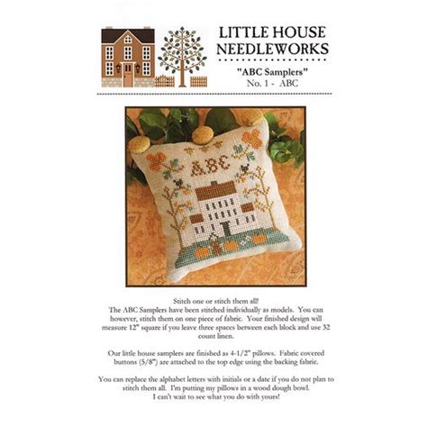 Abc Abc Samplers 1 Cross Stitch Pattern Little House Needleworks