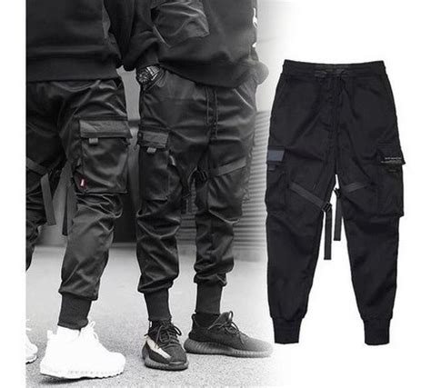 Calças Cargo Casual Harem Joggers Hip Hop Masculina Parcelamento Sem