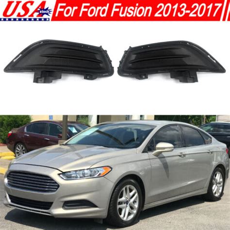 Fit Ford Fusion Front Bumper Insert Fog Light Lamp Grille