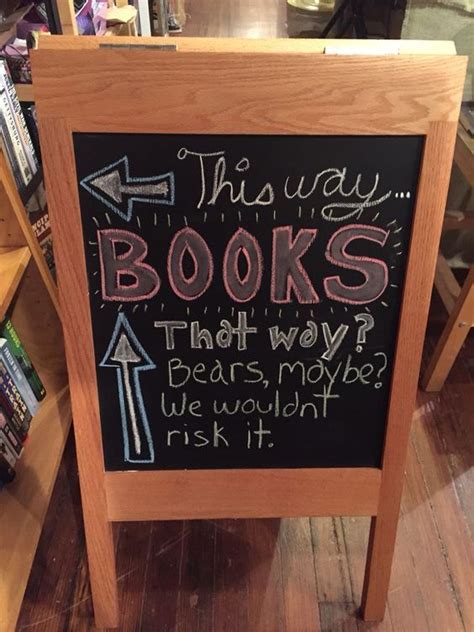 25 Irresistibly Clever Bookstore Signs Library Book Displays Library