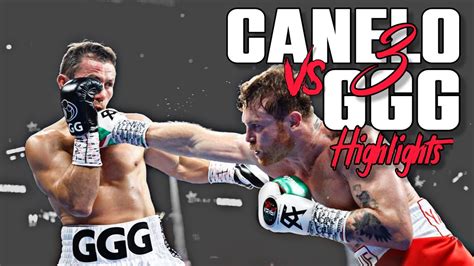 Canelo Vs Ggg Highlights Caneloggg Canelo Ggg Trilogy Youtube