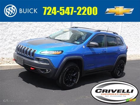 2017 Hydro Blue Pearl Jeep Cherokee Trailhawk 4x4 138801408 GTCarLot