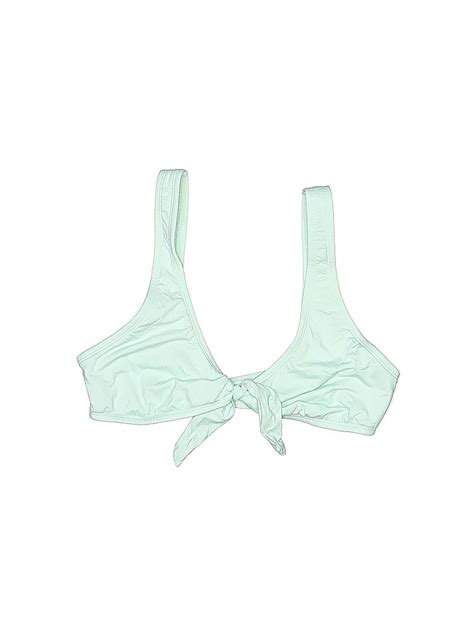 The Bikini Lab Solid Green Swimsuit Top Size S 47 Off ThredUp