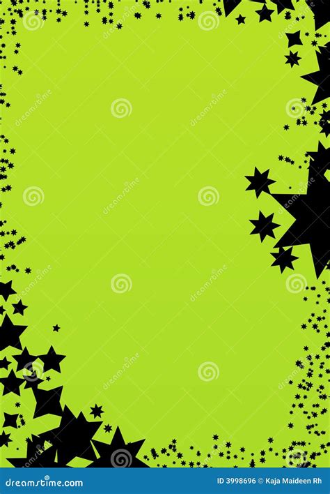 Green Star Border