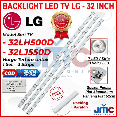 Jual Backlight Tv Led Lg Inch Lh Lj Lh D Lj D