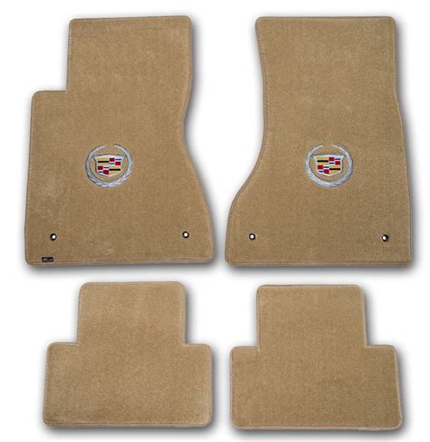 Cadillac CTS 4pc Velourtex Carpet Floor Mat Set Choose Color Logo