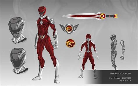 ArtStation - Power Ranger Concept Art, Huynh Le | Power rangers fan art ...