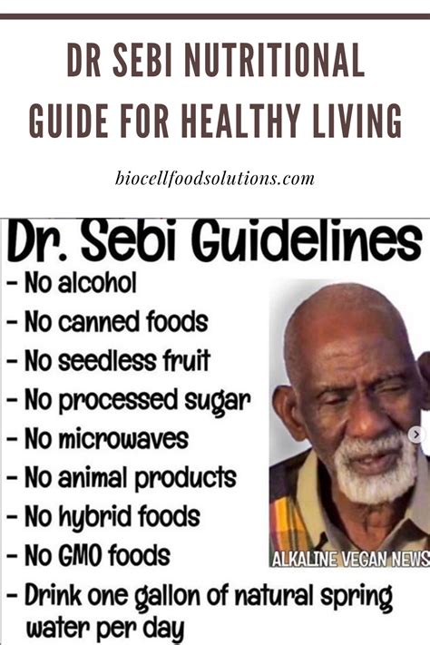 Dr Sebi Nutritional Guide 2020 Yoiki Guide