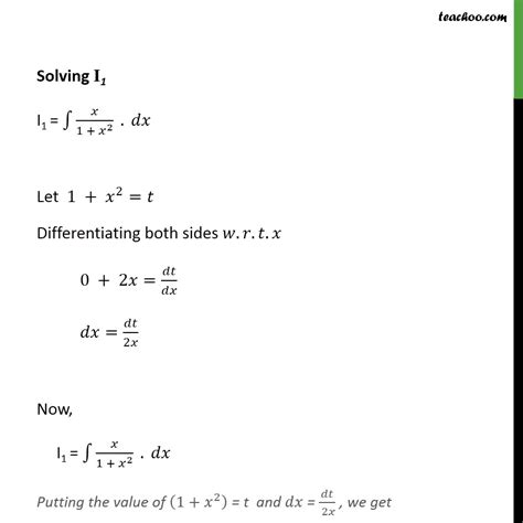 Integration Of Tan Inverse X Ex Chapter Class