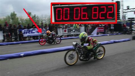 Tak Disangka Timenya Tembus Segini Ninja Ffa Tercepat Drag Bike