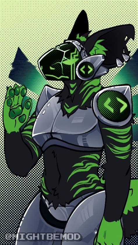 Made This Silly Guy Using The Improved Mods Protogen Creator Picrew