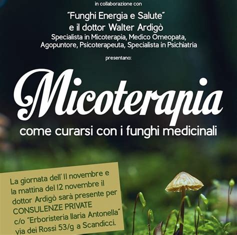 MICOTERAPIA Come Curarsi Con I Funghi Medicinali TEATRO L