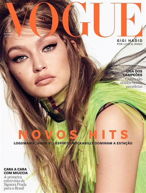 Gigi Hadid - Vogue Brazil September 2018 • CelebMafia