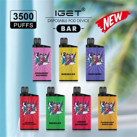 Hot Sale Iget Bar Puffs Big Puff Disposable Vape Pen Fruit