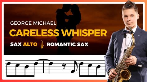 Careless Whisper Playback Sax Alto Youtube