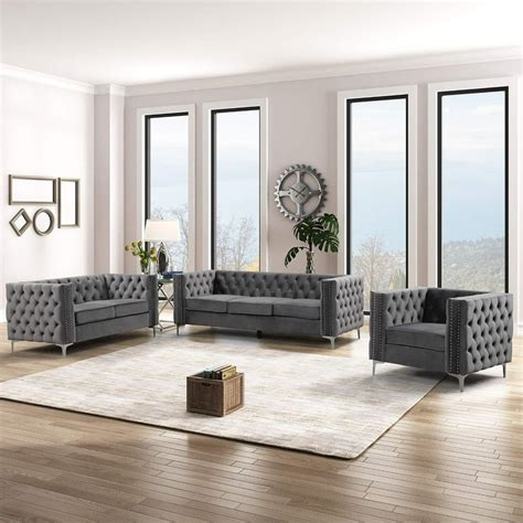 Gray Living Room Furniture Sets | Cabinets Matttroy