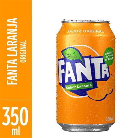 Refrigerante Fanta Laranja Lata 350ml Shisha Tabacaria