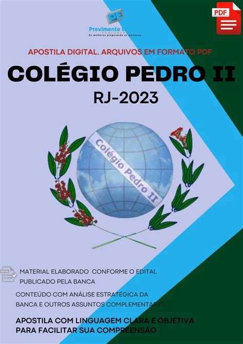 Provimento Efetivo Concursos Apostila Col Gio Pedro Ii