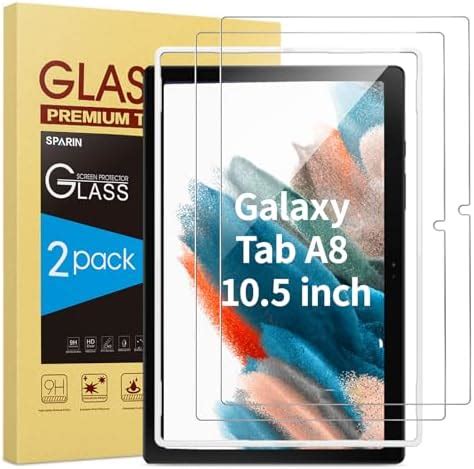 Sparin Pack Screen Protector For Samsung Galaxy Tab A Inch