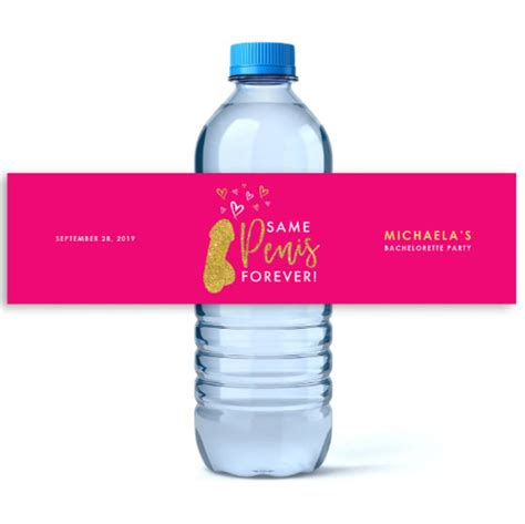 Bachelorette Party Water Bottle Label Wedding Water Label Hen Party