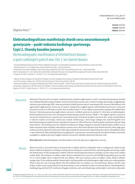 (PDF) Electrocardiographic manifestations of inherited heart diseases ...