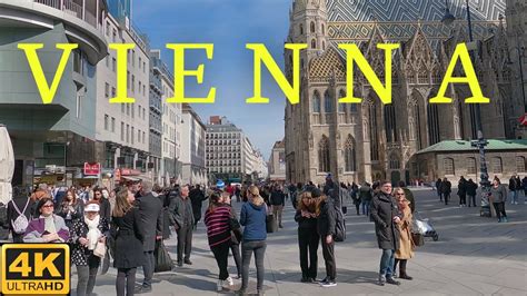 Vienna Austria March Walking Tour K Uhd Youtube