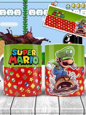 Caneca Personalizada Luigi Super Mario Bros Compre Produtos