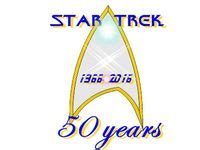 STAR TREK 50th anniversary logo