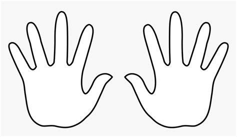 Cartoon Left And Right Hand, HD Png Download - kindpng