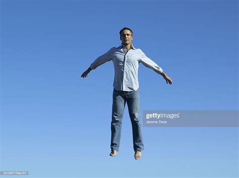 Person Floating On Air