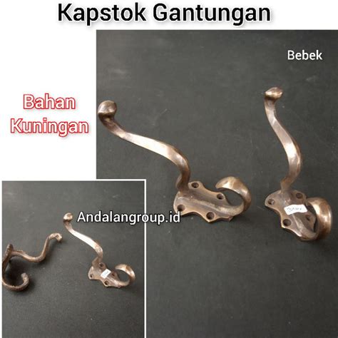 Jual Kapstok Kuningan Antik Hook Gantungan Baju Kuno Jadul Unik Kait