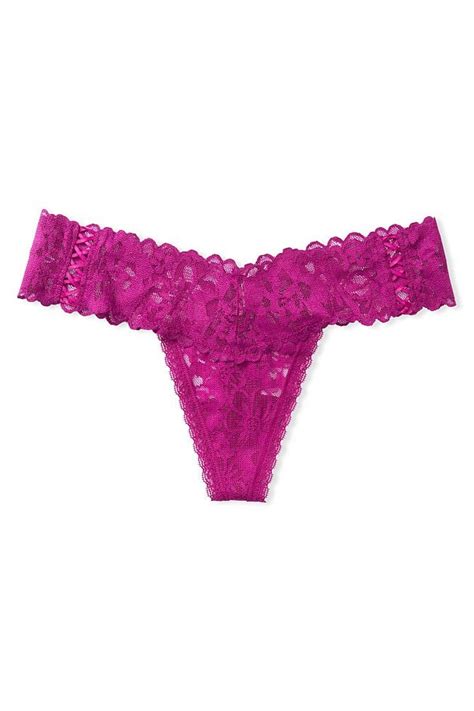 Buy Victoria S Secret Lace Thong Panty From The Victoria S Secret Uk Online Shop