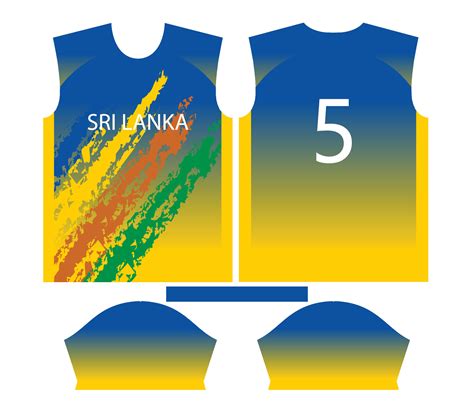 Srilanka cricket team sports kid design or Sri Lankan cricket jersey ...