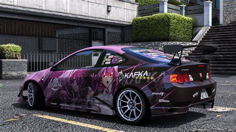 Itasha Honda Integra Type R Dc Honkai Star Rail Kafka Paintjob