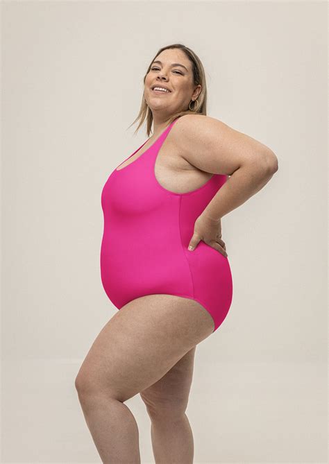 Neon Pink One Piece Swimsuit Hot Pink Summer Bathing Suit For Women