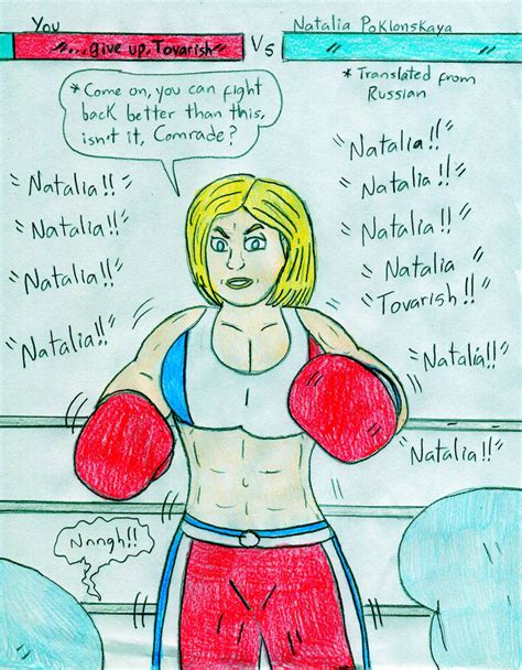 Boxing You Vs Natalia Poklonskaya By Jose Ramiro On Deviantart