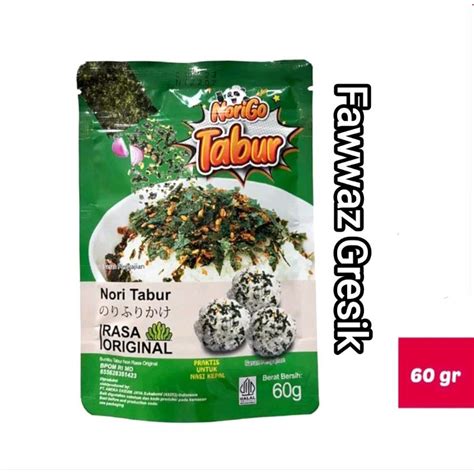 Jual Nori Tabur Rumput Laut Panggang 60gr Halal Nori Tabur Rumput