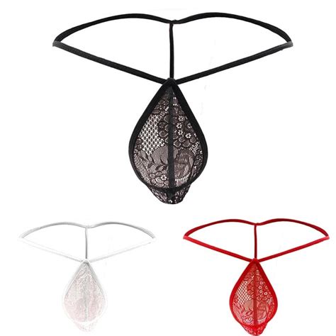 CULOTTE LINGERIE SEXY En Dentelle String En Maille Transparente Slips Homme EUR PicClick IT