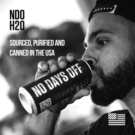 No Days Off Premium Sparkling Water Ndo H20 12 Pack