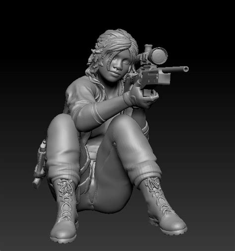 STL file rebel female sniper 1_35. ♀️ ・3D printable design to download ...