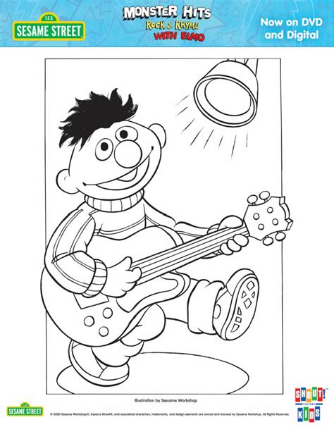 Sesame Street Printable Coloring Pages