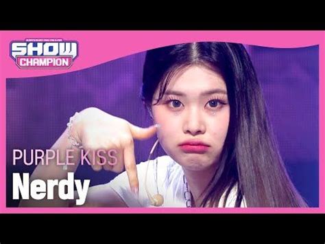 Purple Kiss Nerdy L Show Champion L Ep Youtube In