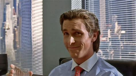 Patrick Bateman Face