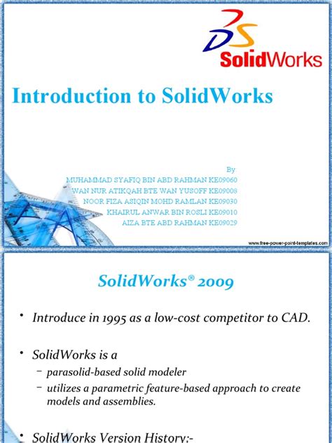 PDF GROUP5 Introduction To SolidWorks DOKUMEN TIPS