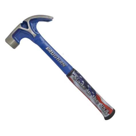 Vaughan Oz Smooth Face Solid Steel Nail Hammer With In Handle