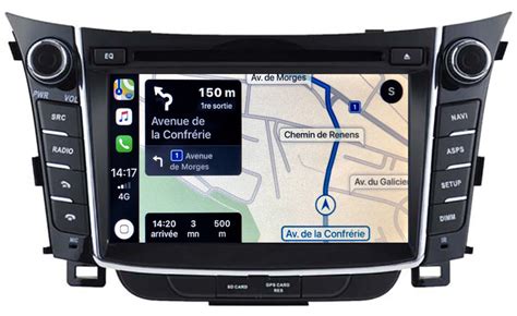 Autoradio Tactile GPS Android 10 0 Et Apple Carplay Hyundai I30